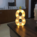 Luminária LED Letras e Números