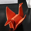 Escultura Pássaro Origami em Cerâmica