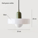 Lustre Pendente de Vidro Estilo Bauhaus Nórdico