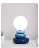 Abajur LED Pedras Coloridas