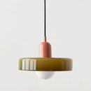 Lustre Pendente de Vidro Estilo Bauhaus Nórdico