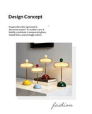 Luminária de Mesa Mid-Century em Vidro