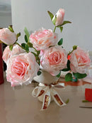Vaso Rosa em Cerâmica
