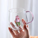 Copo de Vidro 3D Transparente