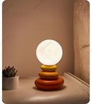Abajur LED Pedras Coloridas