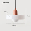 Lustre Pendente de Vidro Estilo Bauhaus Nórdico