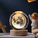 Luminária LED Bola de Cristal 3D