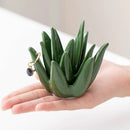 Porta-Joias Cacto Aloe em Cerâmica