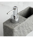 Dispenser de Sabão Líquido Pedra Preta com Esponja