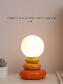 Abajur LED Pedras Coloridas