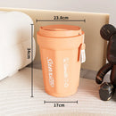 Lixeira de Mesa com Tampa Giratória