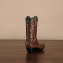 Escultura Bota Cowboy em Resina