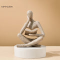 Escultura Decorativa Pensador em Resina