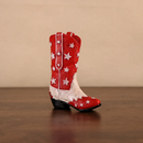 Escultura Bota Cowboy em Resina