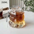 Copo de Vidro 3D Transparente