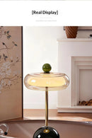 Luminária de Mesa Mid-Century em Vidro