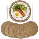 Kit 6 Sousplats Redondos 30cm em Rattan