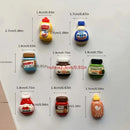 Kit 8 Ímãs de Geladeira Comidinhas