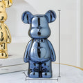 Estátua Decorativa Ursinho Bear Brick em Cerâmica