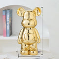 Estátua Decorativa Ursinho Bear Brick em Cerâmica