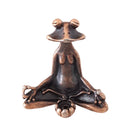 Estátua Zen de Sapo em Metal