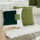 Capa de Almofada Verde Nórdica