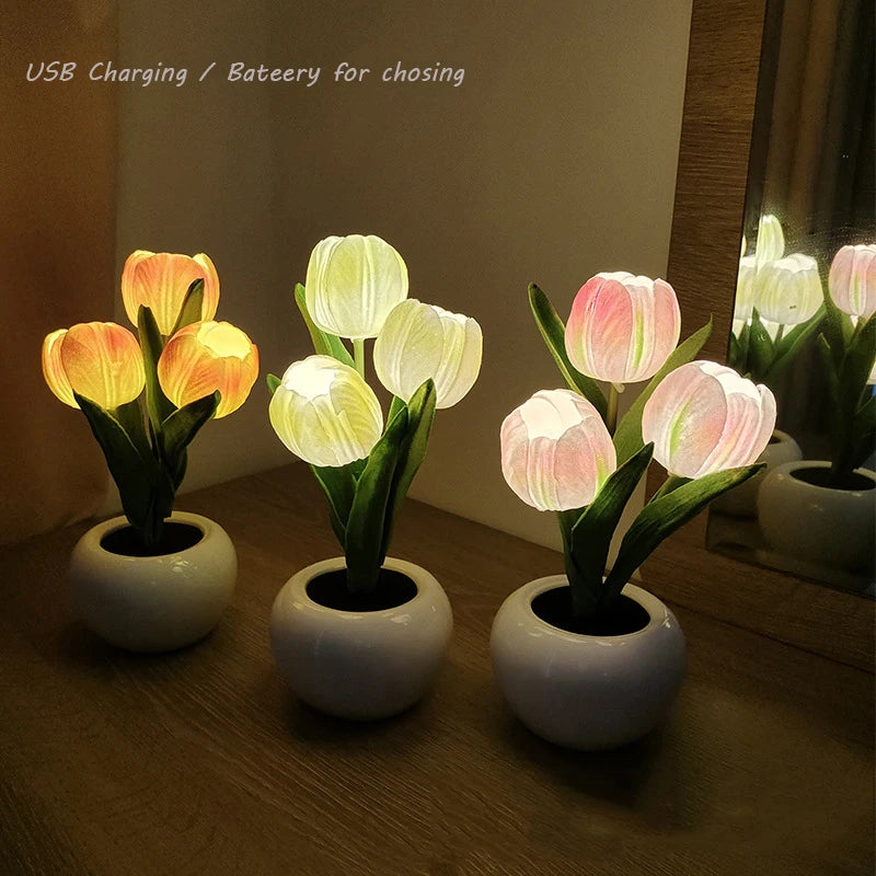 Luminária Tulipas LED