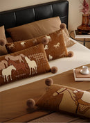 Capa de Almofada Cavalo Retangular