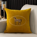 Capa de Almofada Bordada Cavalo
