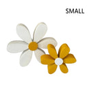 Kit com 2 Margaridas Decorativas em Madeira