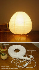 Abajur Japonês LED com Cúpula