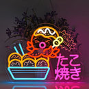 Letreiro Neon Takoyaki