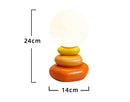 Abajur LED Pedras Coloridas