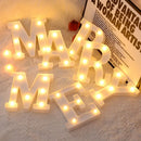 Luminária LED Letras e Números