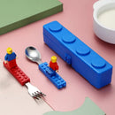 Kit de Talheres Blocos de Montar
