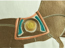Capa de Almofada Cavalo Bordada