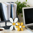 Kit com 2 Margaridas Decorativas em Madeira