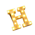 Luminária LED Letras e Números