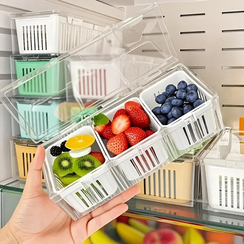 Kit de Potes Organizadores para Geladeira