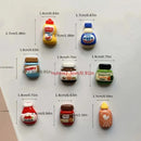 Kit 8 Ímãs de Geladeira Comidinhas