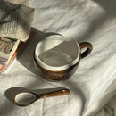 Caneca Coco em Cerâmica com Colher