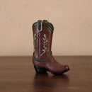 Escultura Bota Cowboy em Resina