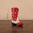 Escultura Bota Cowboy em Resina