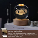 Luminária LED Bola de Cristal 3D