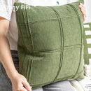 Capa de Almofada Verde Nórdica