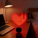 Projetor LED Coração Romântico USB