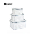 Kit Potes Organizadores para Geladeira