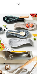 Descanso de Colher em Silicone Resistente ao Calor