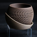 Vaso Orquídea Geométrico 3D