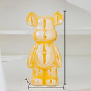 Estátua Decorativa Ursinho Bear Brick em Cerâmica